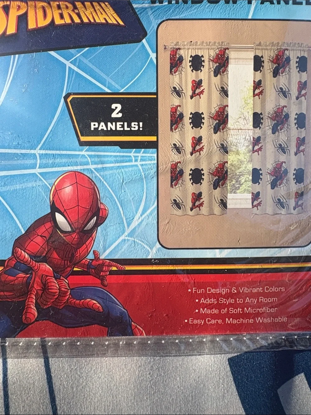 Spiderman packaging spider